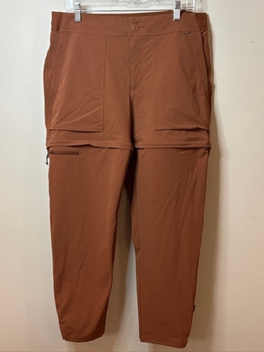 REI Women's Convertible Cargo Pants in Rust Brown